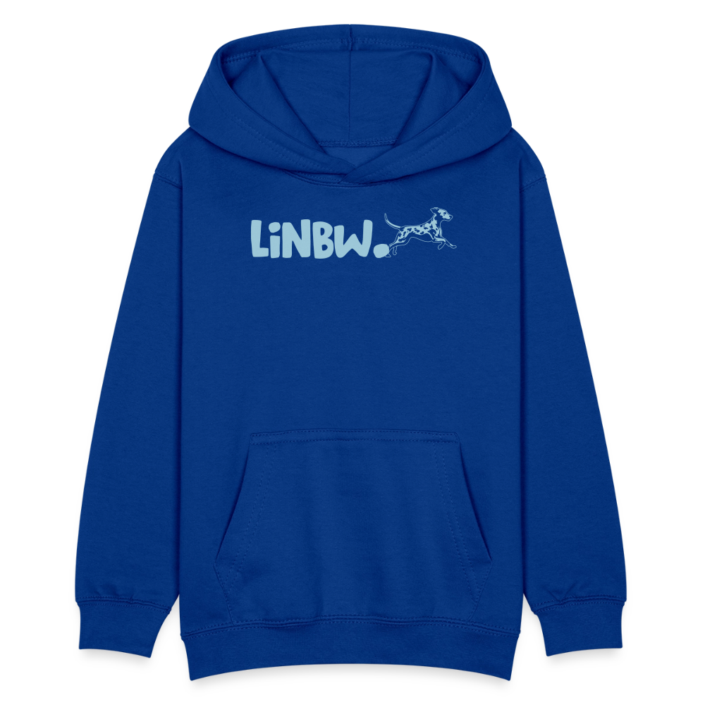 LiNBW. Kinder Hoodie Life is not just black and white - Royalblau