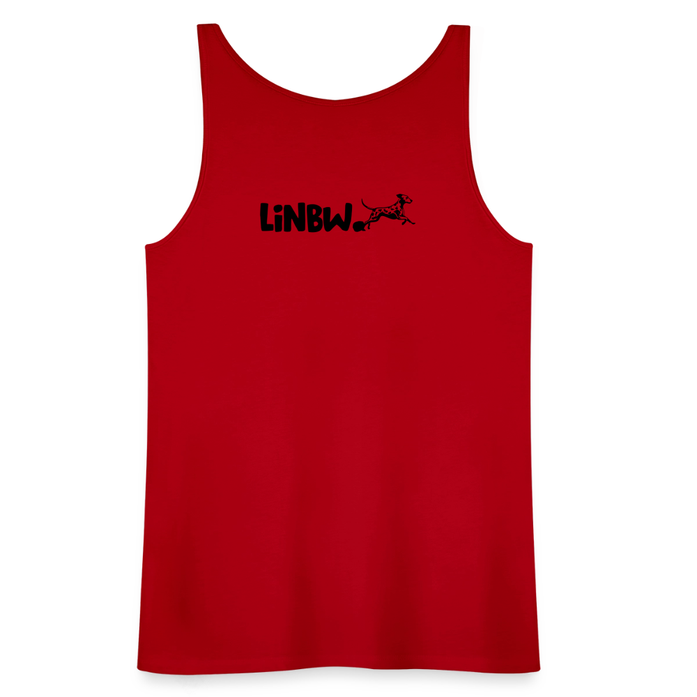 LiNBW. Frauen Tank-Top Life is not just black and white - Rot