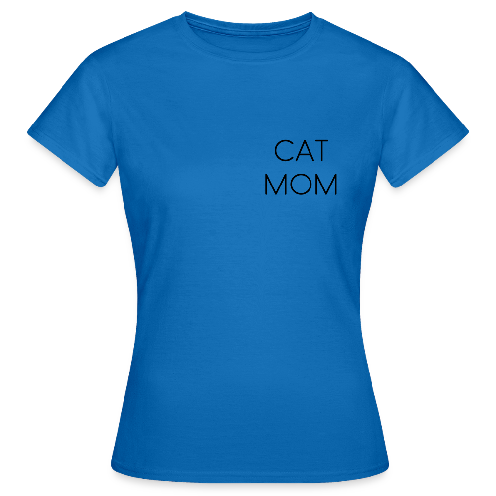 LiNBW. Frauen T-Shirt Stolzes Personal einer Katze - Royalblau