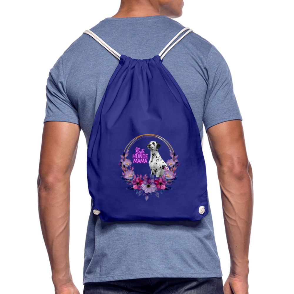 LiNBW. Turnbeutel Dalmatiner Beste Hundemama - Königsblau