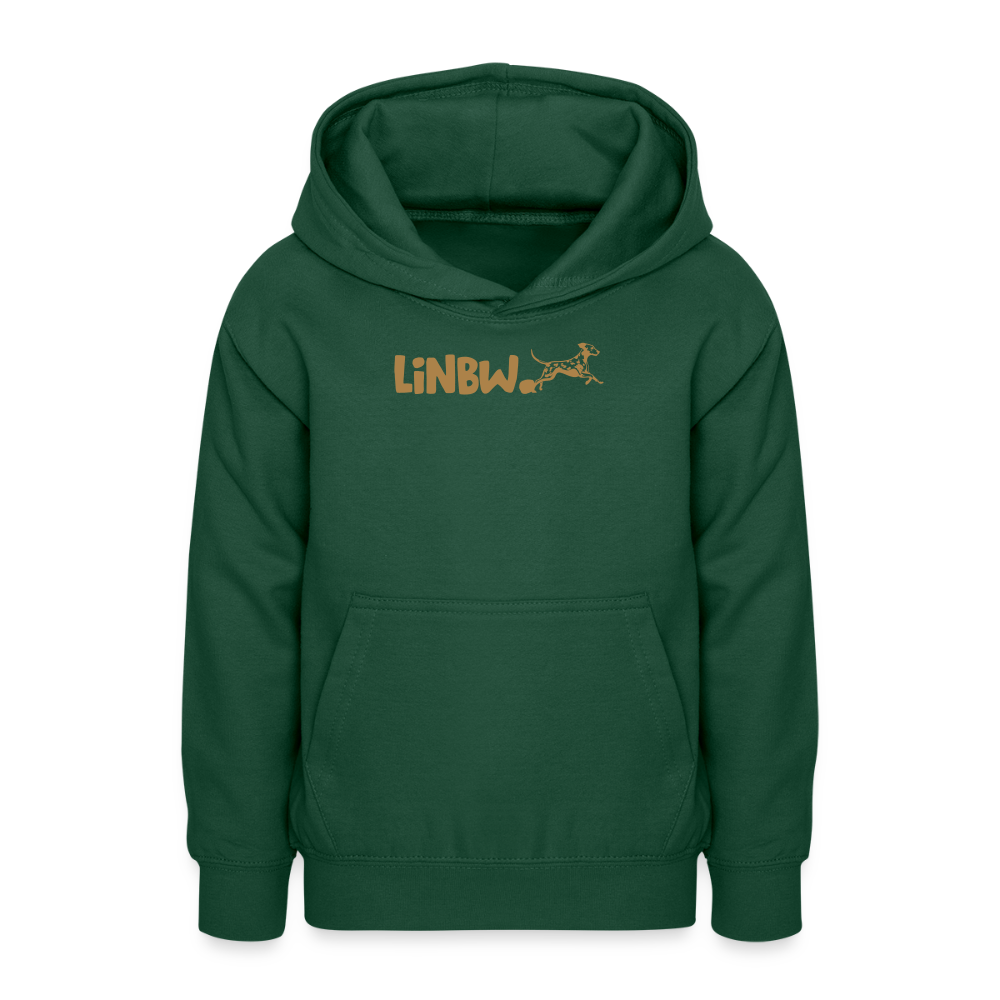 LiNBW. Teenager Hoodie Life is not just black and white - Flaschengrün