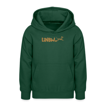 LiNBW. Teenager Hoodie Life is not just black and white - Flaschengrün