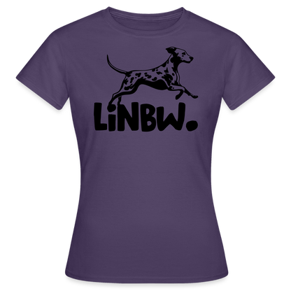 LiNBW. Frauen T-Shirt - Dunkellila