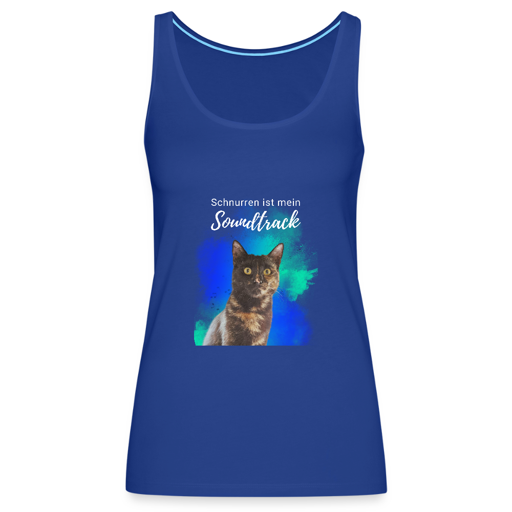 LiNBW. Frauen Tank-Top Schnurren ist mein Soundtrack - Königsblau