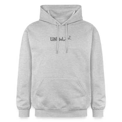 LiNBW. Männer & Frauen Hoodie Life is not just black and white - Hellgrau meliert