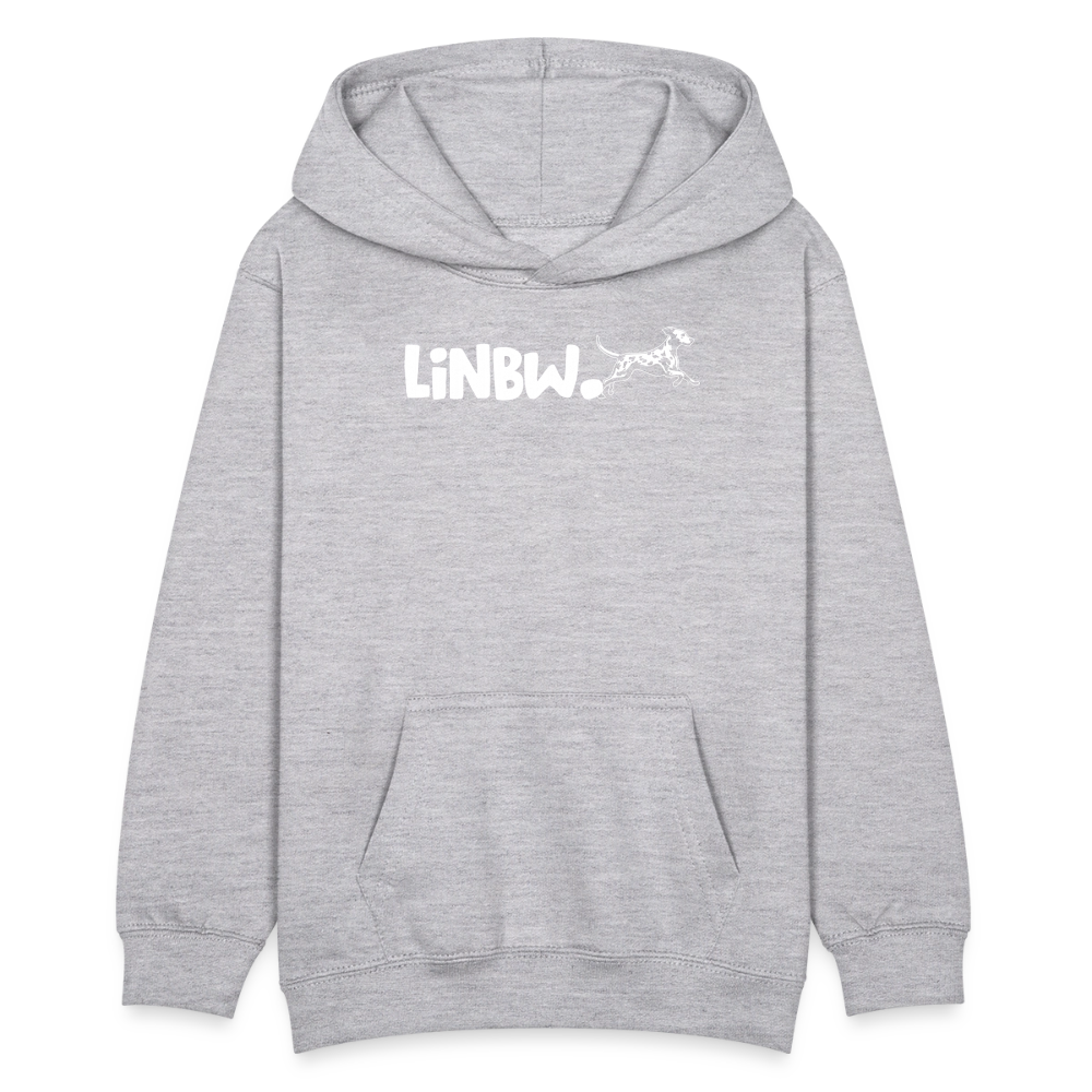 LiNBW. Teenager Hoodie Life is not just black and white - Hellgrau meliert
