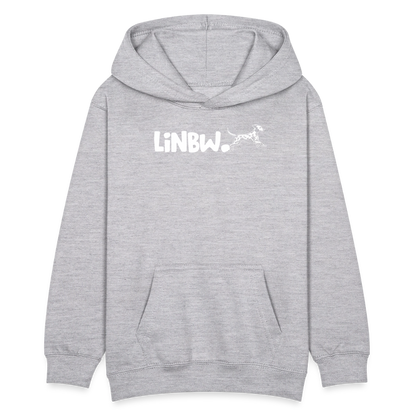 LiNBW. Teenager Hoodie Life is not just black and white - Hellgrau meliert