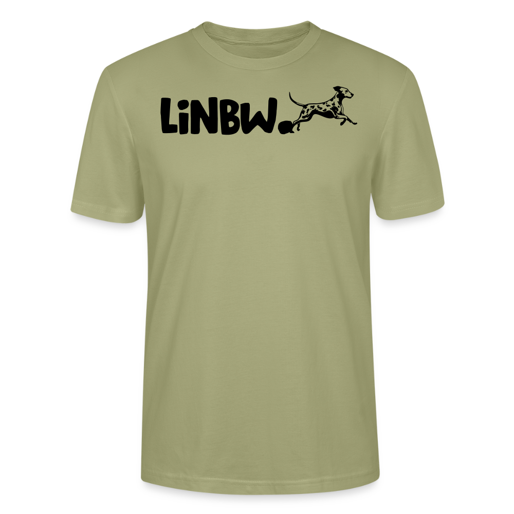 LiNBW. Männer T-Shirt Life is not just black and white - Nebelgrün