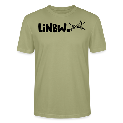 LiNBW. Männer T-Shirt Life is not just black and white - Nebelgrün