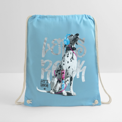 LiNBW. Turnbeutel Dalmatiner Let´s Rock - Aqua