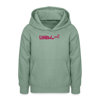 LiNBW. Teenager Hoodie Life is not just black and white - Graugrün