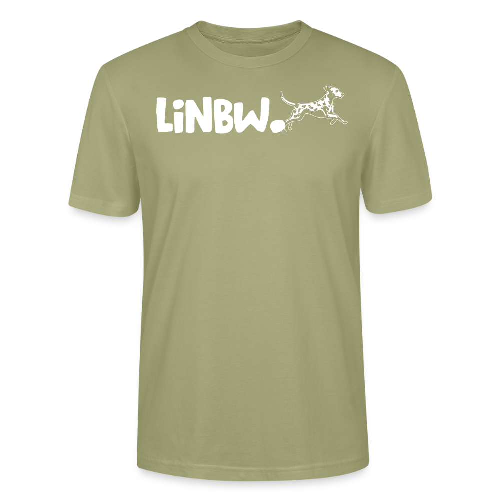 LiNBW. Männer T-Shirt Life is not just black and white - Nebelgrün
