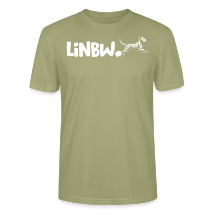 LiNBW. Männer T-Shirt Life is not just black and white - Nebelgrün