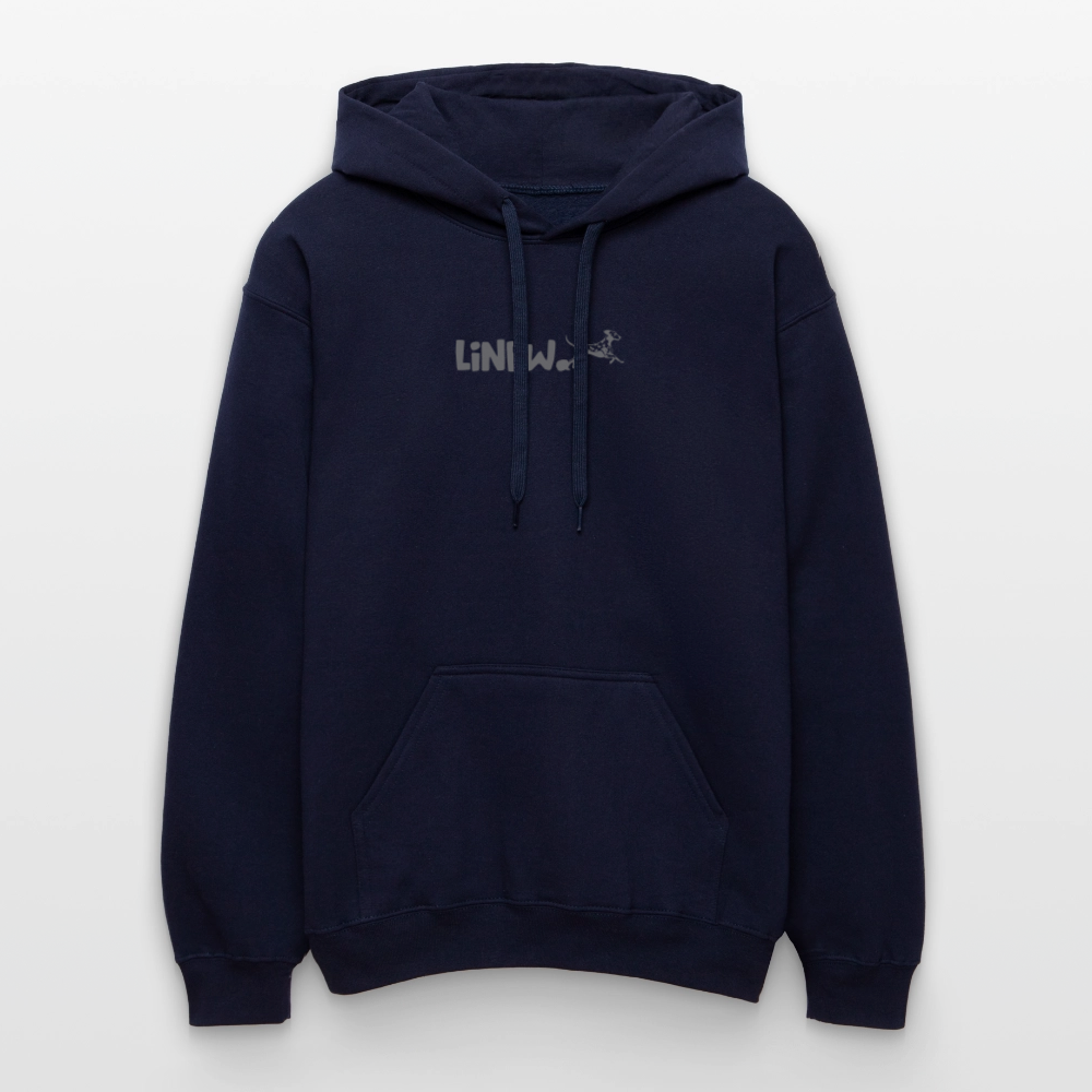 LiNBW. Männer & Frauen Hoodie Life is not just black and white - Navy