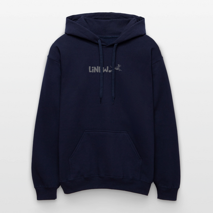 LiNBW. Männer & Frauen Hoodie Life is not just black and white - Navy