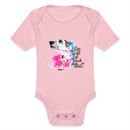 LiNBW. Body Kurzarm Dalmatiner Life is not just black and white - Hellrosa