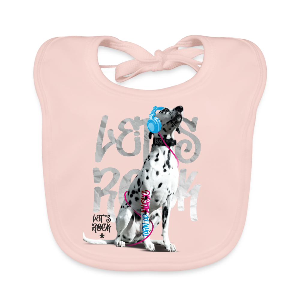 LiNBW. Lätzchen Dalmatiner Let's Rock - Rose