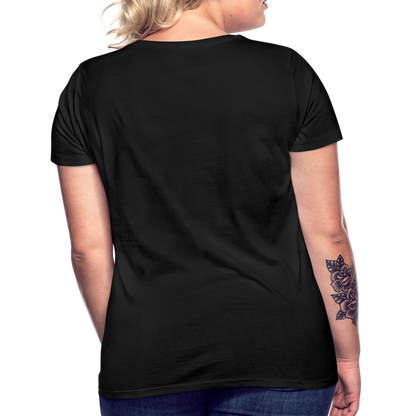 LiNBW. Frauen T-Shirt Schnurren ist mein Soundtrack - Schwarz