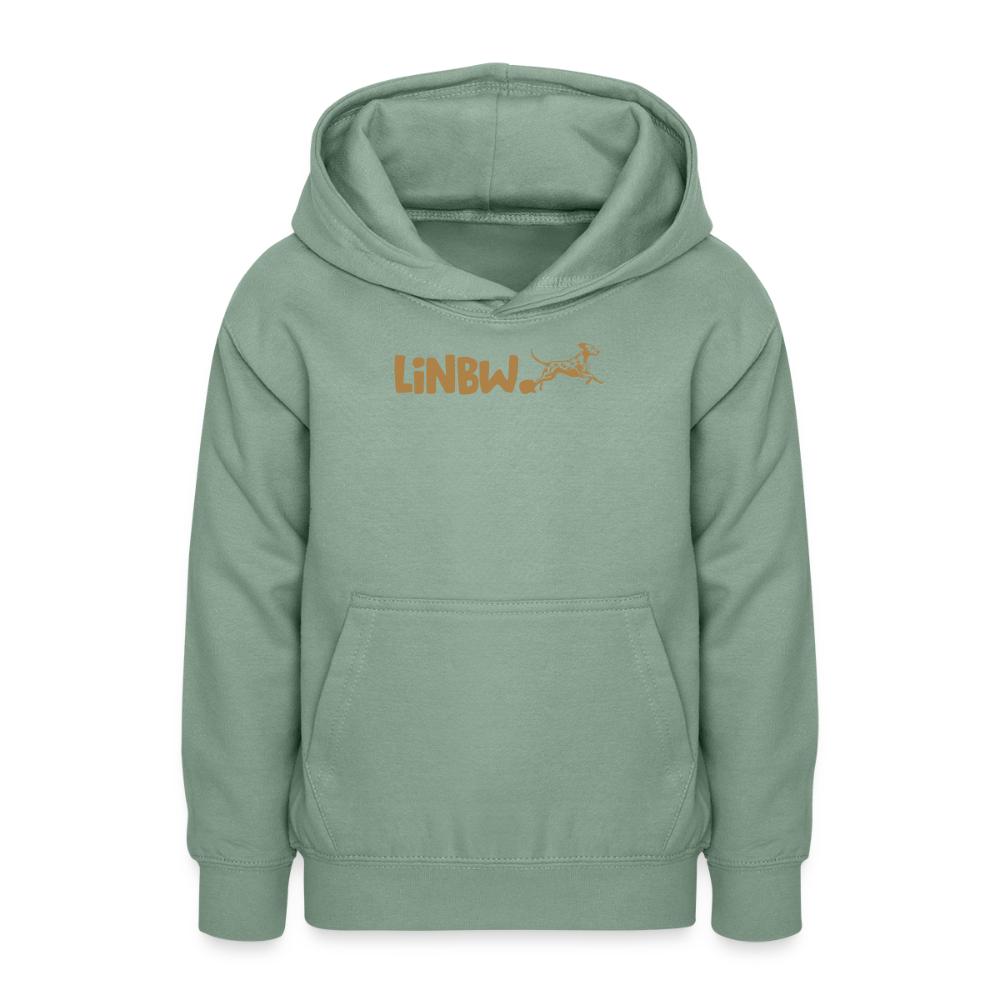 LiNBW. Teenager Hoodie Life is not just black and white - Graugrün