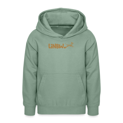 LiNBW. Teenager Hoodie Life is not just black and white - Graugrün