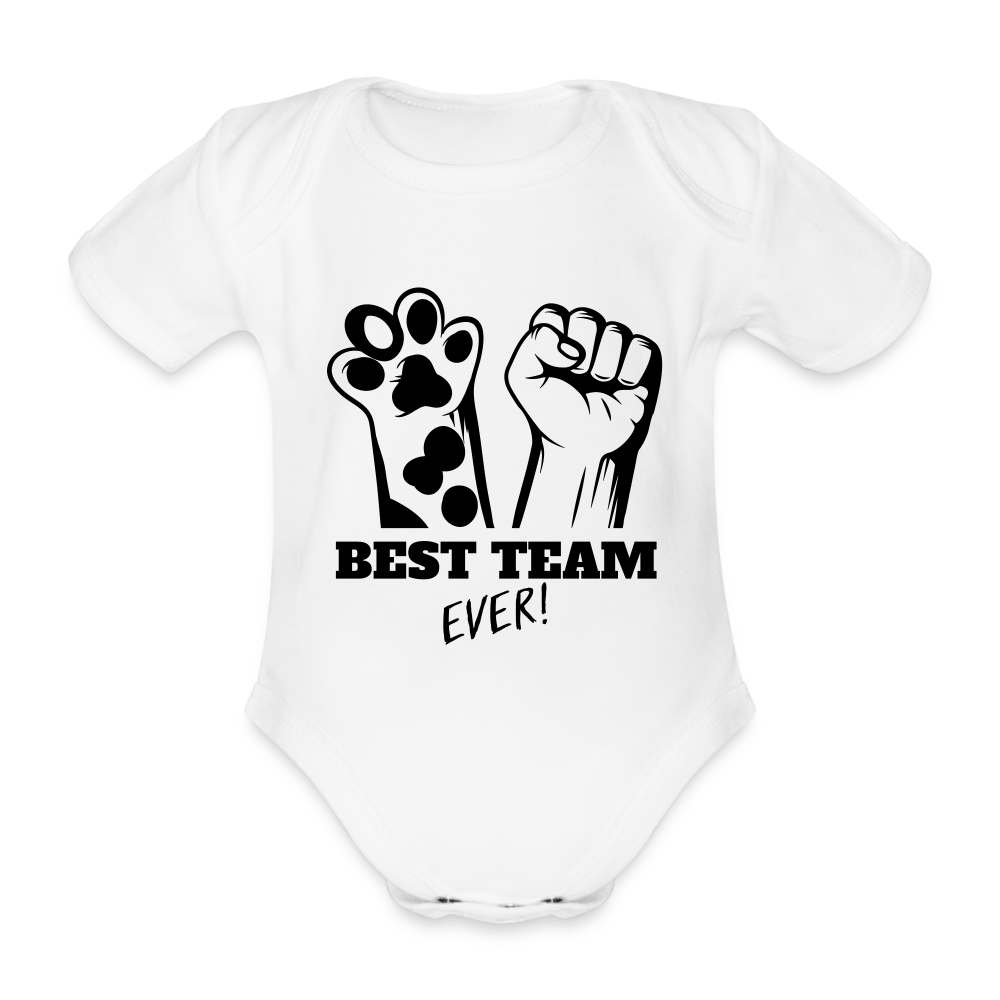 LiNBW. Body Kurzarm Best Team Ever - Weiß