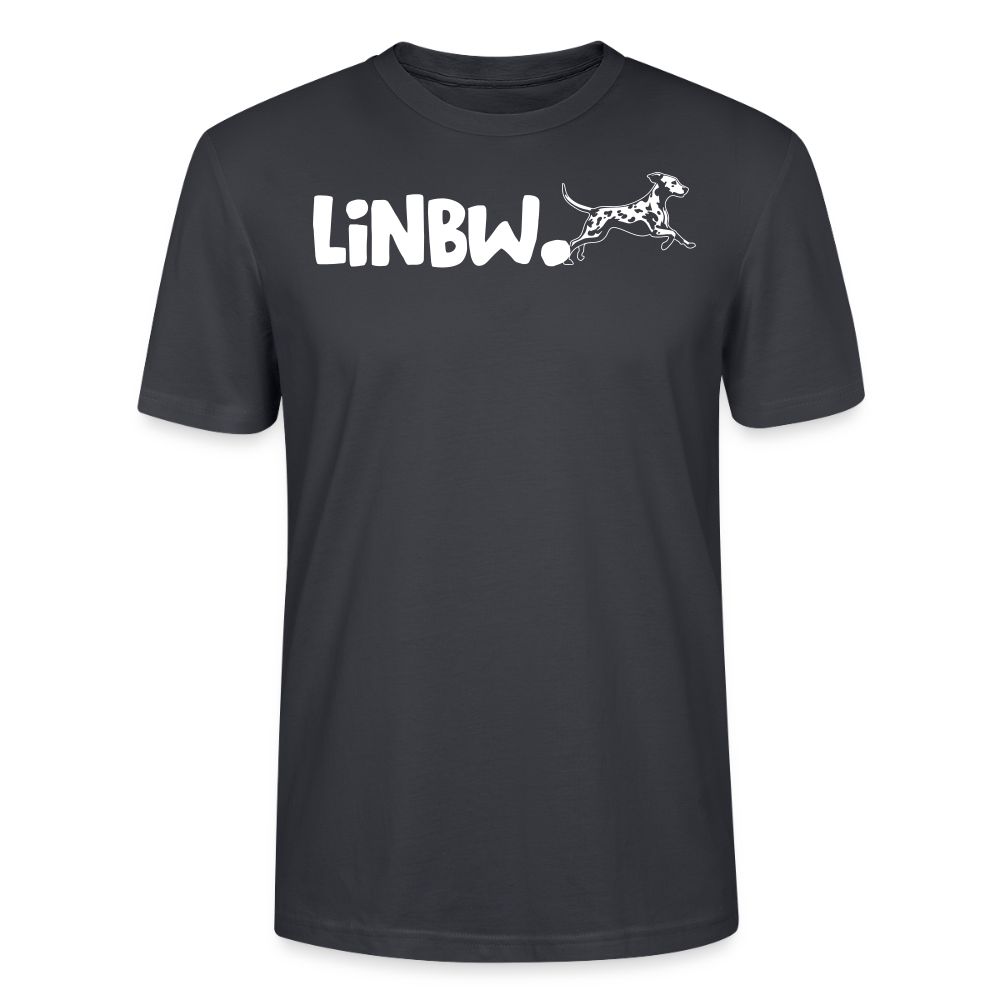 LiNBW. Männer T-Shirt Life is not just black and white - Dunkles Graublau