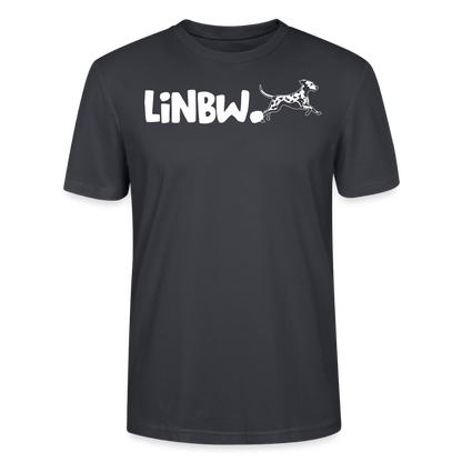 LiNBW. Männer T-Shirt Life is not just black and white - Dunkles Graublau