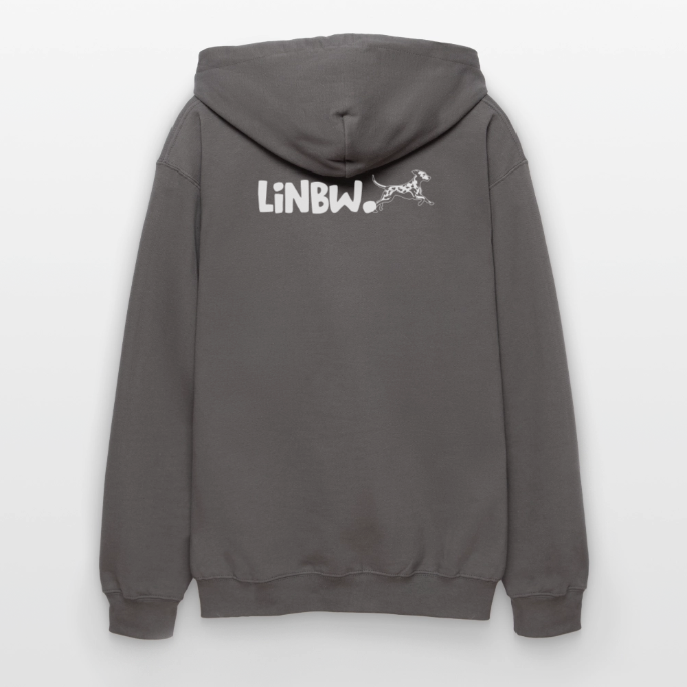 LiNBW. Männer & Frauen Hoodie Life is not just black and white - Dunkelgrau