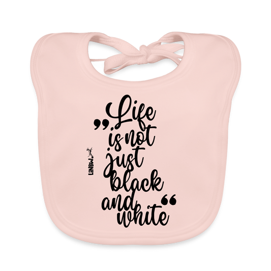 LiNBW. Lätzchen Life is not just black and white - Rose