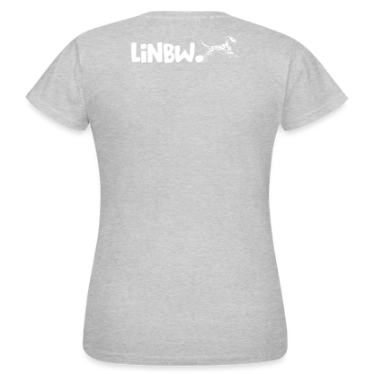 LiNBW. Frauen T-Shirt Dalmatiner Life is not just black and white - Grau meliert