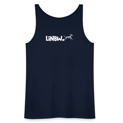 LiNBW. Frauen Tank-Top Life is not just black and white - Navy
