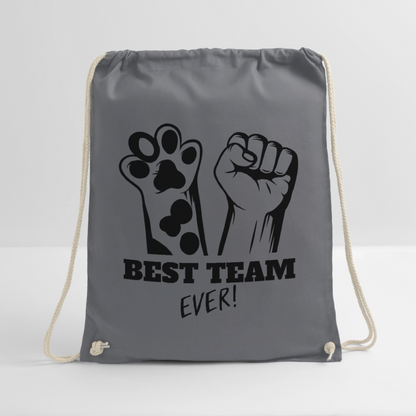 LiNBW. Turnbeutel Best Team Ever - Grau