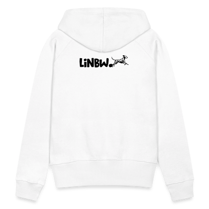 LiNBW. Frauen Hoodie Life is not just black and white - Weiß