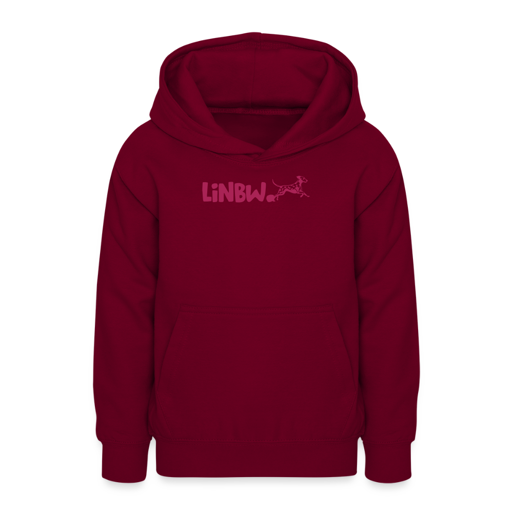 LiNBW. Teenager Hoodie Life is not just black and white - Bordeaux
