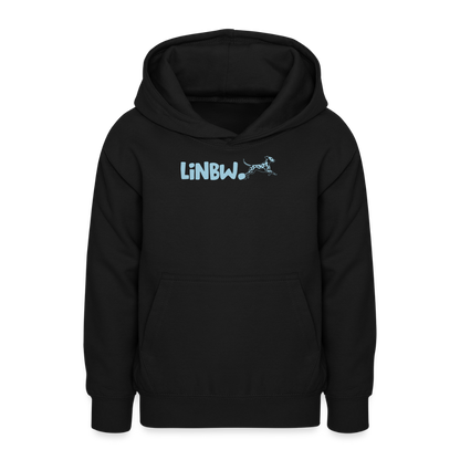 LiNBW. Teenager Hoodie Life is not just black and white - Schwarz