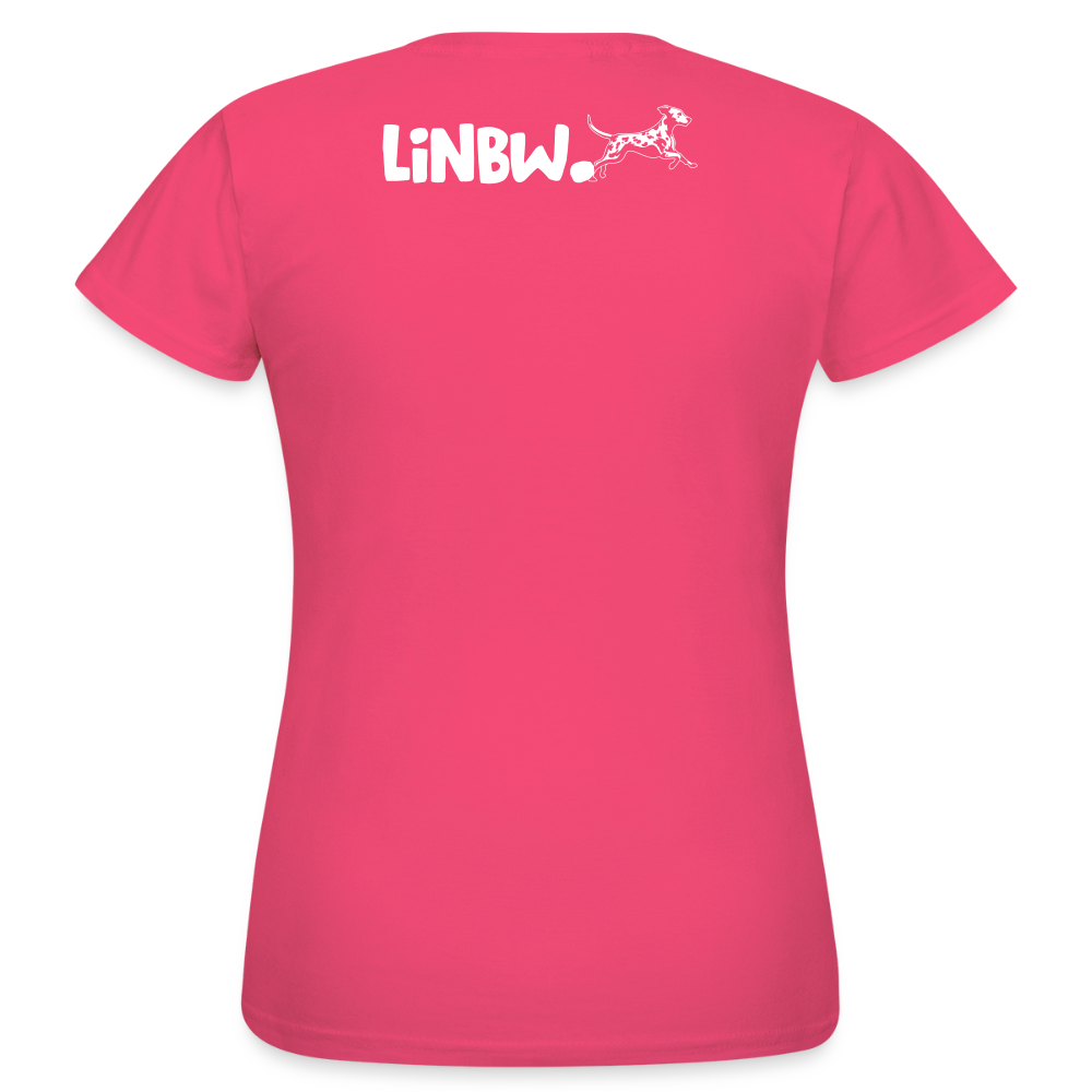 LiNBW. Frauen T-Shirt Dalmatiner Life is not just black and white - Azalea