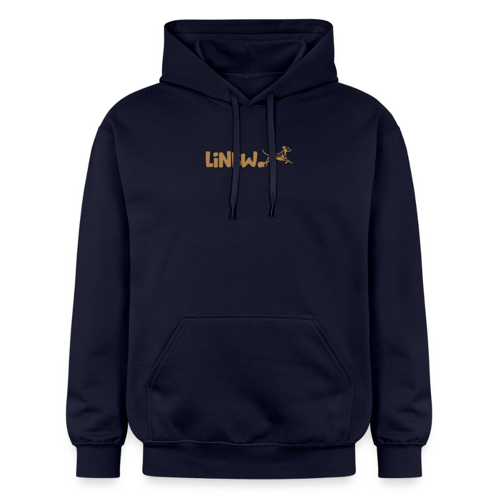 LiNBW. Männer & Frauen Hoodie Life is not just black and white - Navy