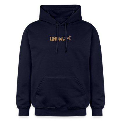 LiNBW. Männer & Frauen Hoodie Life is not just black and white - Navy
