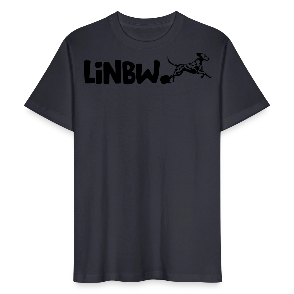 LiNBW. Männer T-Shirt Life is not just black and white - Dunkles Graublau