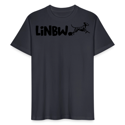 LiNBW. Männer T-Shirt Life is not just black and white - Dunkles Graublau
