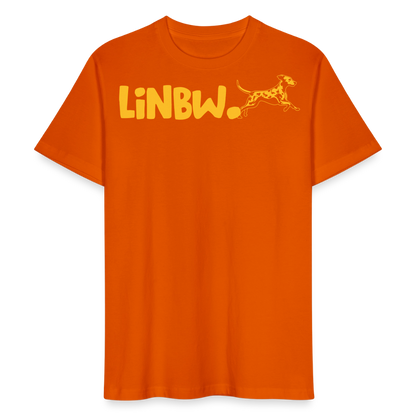 LiNBW. Männer T-Shirt Life is not just black and white - Tieforange