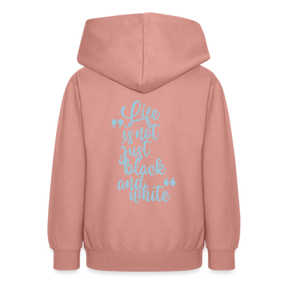 LiNBW. Teenager Hoodie Life is not just black and white - Altrosa