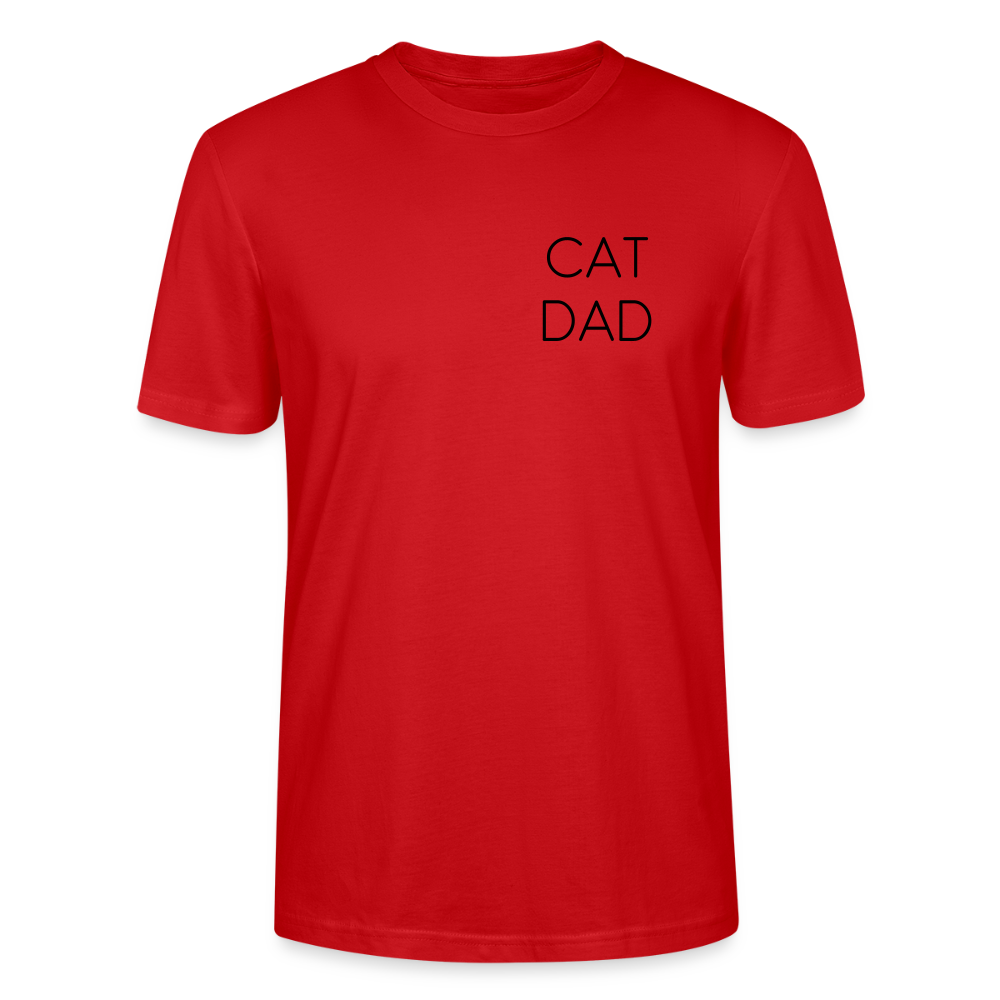 LiNBW. Männer T-Shirt Stolzes Personal einer Katze - Rot