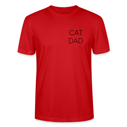 LiNBW. Männer T-Shirt Stolzes Personal einer Katze - Rot