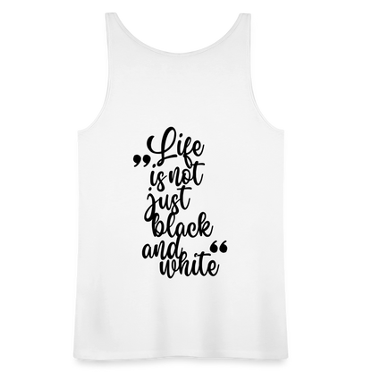 LiNBW. Frauen Tank-Top Life is not just black and white - Weiß