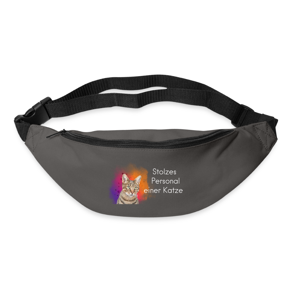 LiNBW. Gürteltasche Stolzes Personal einer Katze - Graphite