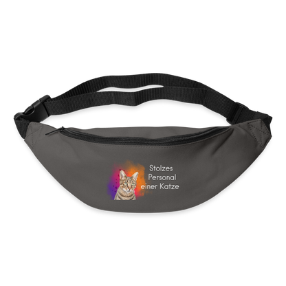 LiNBW. Gürteltasche Stolzes Personal einer Katze - Graphite