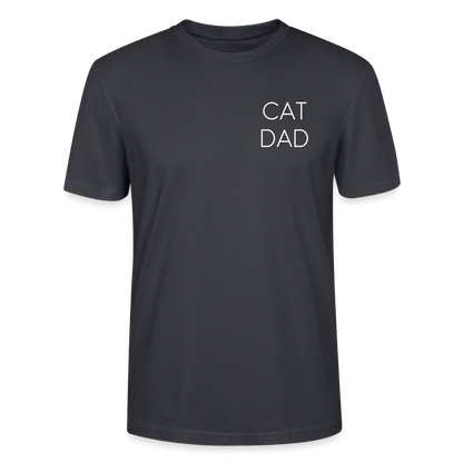 LiNBW. Männer T-Shirt Stolzes Personal einer Katze - Dunkles Graublau