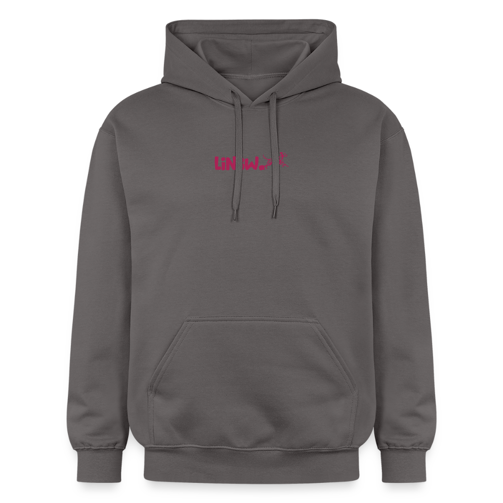 LiNBW. Männer & Frauen Hoodie Life is not just black and white - Dunkelgrau