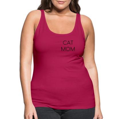 LiNBW. Frauen Tank-Top Stolzes Personal einer Katze - dunkles Pink